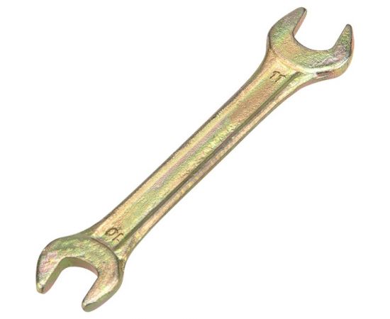 Гаечный рожковый ключ желтый цинк REXANT 10х11 мм 12-5824-2 – изображение 2