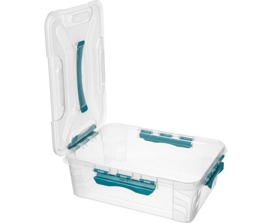 Универсальный ящик для хранения Econova Grand Box с замками и ручкой, 10 л 433200302 – изображение 3