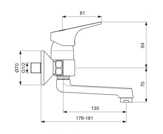 Смеситель для умывальника VIDIMA Видима Некст BA368AA – изображение 3
