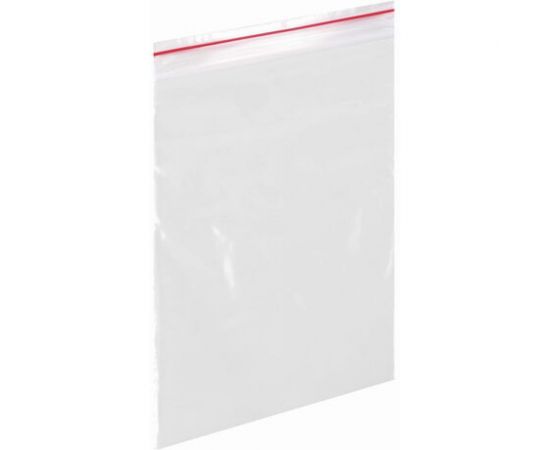 Пакеты с замком/зиплок-гриппер BRAUBERG, 100 шт, 150х200 мм, ПВД, толщина 40 микрон 606213 – изображение 3