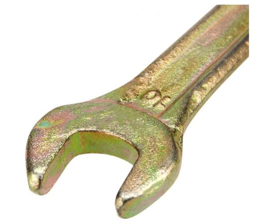 Гаечный рожковый ключ желтый цинк REXANT 10х11 мм 12-5824-2 – изображение 3