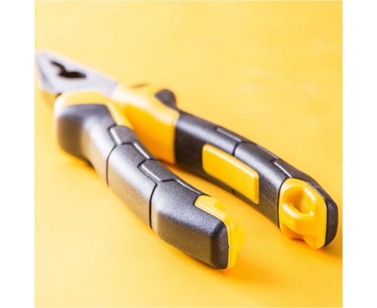 Комбинированные плоскогубцы DELI dl2007z 180мм сталь crv, прорезиненная двухкомпонентная рукоять 110702 – изображение 3