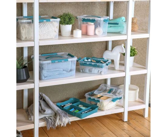 Универсальный Ящик для хранения Econova Grand Box с замками и ручкой, 4,2 л 433200102 – изображение 3