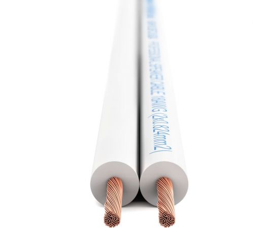 Акустический кабель PROCAST cable SWH 18.OFC.0,824.100, 18AWG 2x0,824mm2, белый, 100 м НФ-00001781 – изображение 3