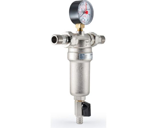 Фильтр промывной с манометром для горячей воды PROFACTOR 1/2" PF FS 239G – изображение 3