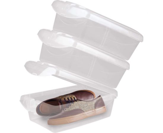 Ящик Econova с откидной крышкой 360х240х130 мм, 7 л бесцветный 431264501 – изображение 3