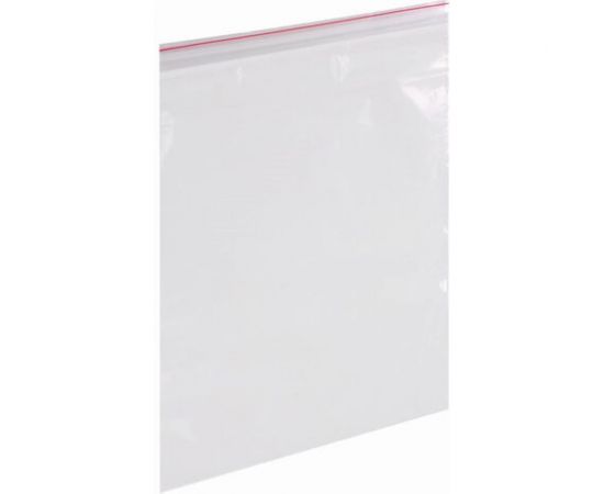 Пакеты с замком/зиплок-гриппер BRAUBERG, 100 шт, 180х250 мм, ПВД, толщина 40 микрон 606214 – изображение 4