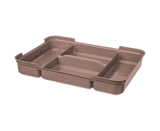 Универсальный ящик Econova Grand Box с замками и вставкой- органайзером, 15,3 л 433224414 – изображение 4