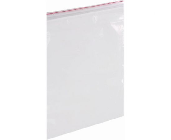 Пакеты с замком/зиплок-гриппер BRAUBERG, 100 шт, 250х300 мм, ПВД, толщина 40 микрон 606217 – изображение 4