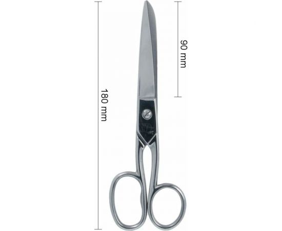 Ножницы Gamma G-107 хозяйственные, в блистере, 180 мм 161877 – изображение 4