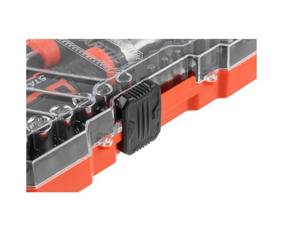 Реверсивная отвертка с набором бит и торцевых головок STARTUL Profi 31 предмет ST3095-31 – изображение 4