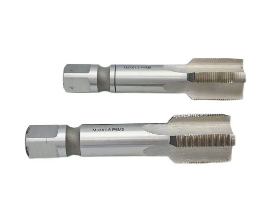 Машинно-ручной метчик TORNERI М33х1.5 комплект из 2-х штук Р6М5 024350 – изображение 4