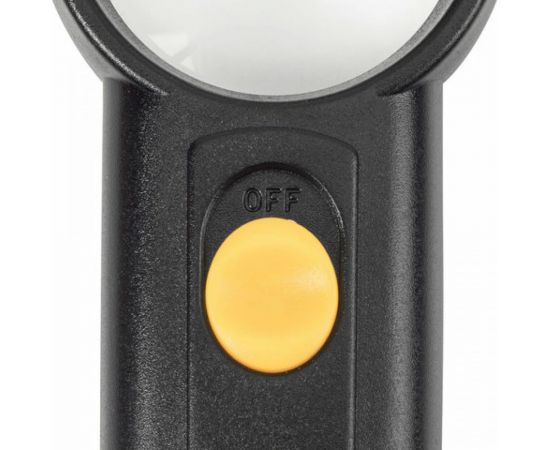 Просмотровая лупа BRAUBERG с подсветкой, диаметр 37 мм, увеличение 8, корпус черный 454127 – изображение 5