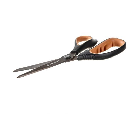 Ножницы BRAUBERG Heavy Duty 210 мм, суперпрочные, титановое покрытие, 2-х сторонняя заточка 236790 – изображение 5