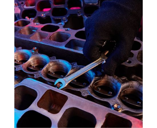 Гаечный рожковый ключ желтый цинк REXANT 10х11 мм 12-5824-2 – изображение 6