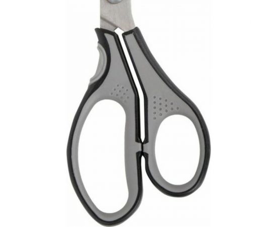 Ножницы BRAUBERG SUPER, 230 мм., серо-черные, 2-х сторонняя заточка 237297 – изображение 7