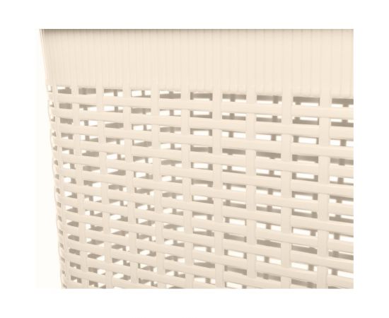 Корзина для белья Econova 50 л, 420х310х560 мм бежевый 431293407 – изображение 7