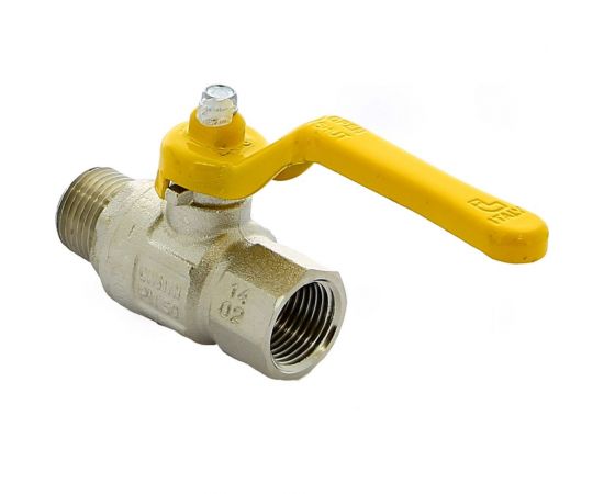 Кран ITAP LONDON HВ 1/2 газовый, полный проход, ручка стальная 067 1\/2 