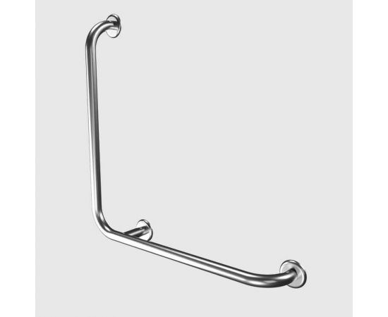 Настенный поручень Доминант Г- образный (AISI 304) DM32D-M3/02-L500 