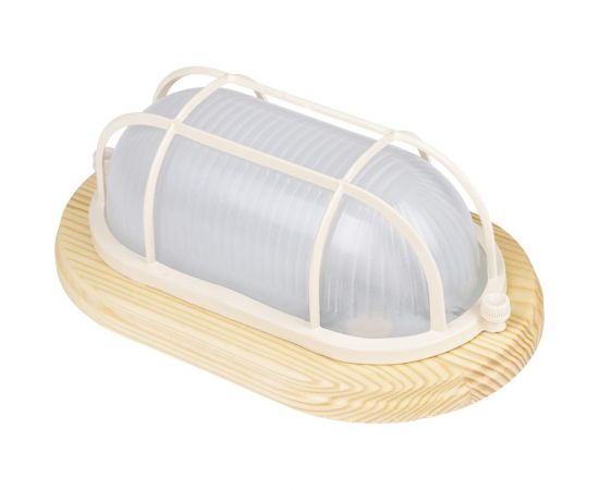 Светильник TDM НПБ1402 овал с решеткой, 60 Вт IP54, сосна SQ0303-0436 