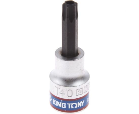 Насадка торцевая TORX с отверстием (T40Н; 50 мм; 3/8DR) KING TONY 302740 