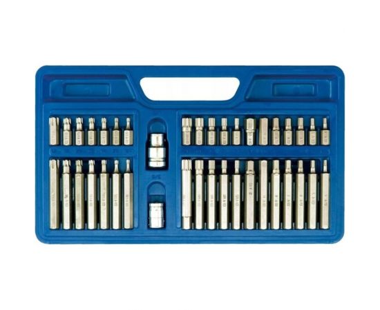 Набор бит HEX, TORX, SPLINE (40 предметов; 1/2"") VOREL 66410 
