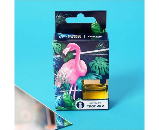 Подвесной ароматизатор в бутылочке LUAZON, размер XXL, Тропики 6861135 