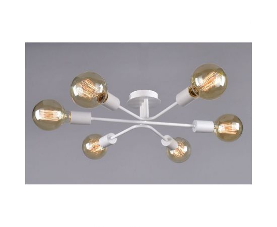 Потолочная люстра РОССВЕТ 6*60Вт*E27 РС21085 WT/6C 