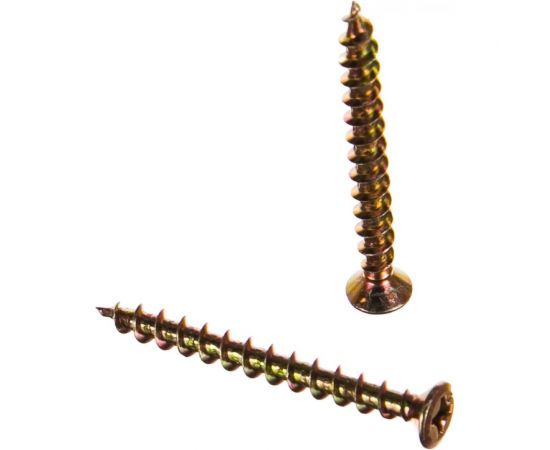 Оконный саморез Метизный двор 4,0x40 острый, желтый, 20 шт. 4690441000606 