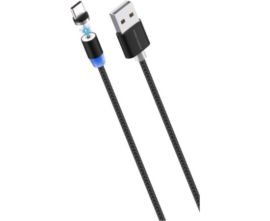 Дата-кабель More Choice Smart USB 3.0A для Type-C Magnetic нейлон 1м K61Sag 