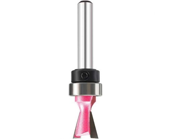 Фреза ласточкин хвост 14 градусов, Z=2, 9.5x9.5x53 мм, S=6 мм, с верхним подшипником PROCUT 217605P 