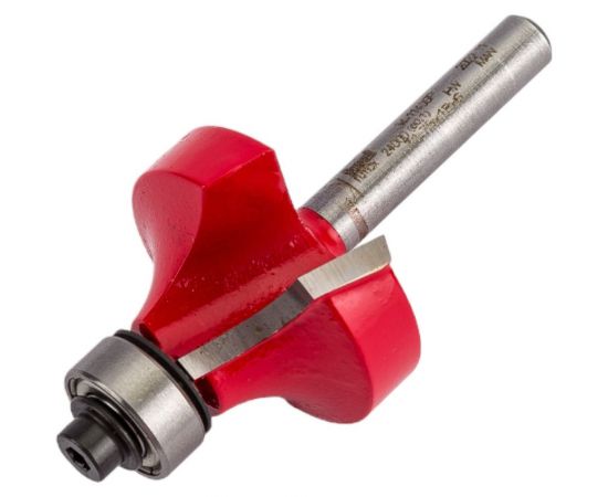 Фреза полукруглая вогнутая с подшипником (31.8х17.5х58 мм; R9.5 мм; Z2; хвостовик 6 мм) FREUD PRO 34-11406 