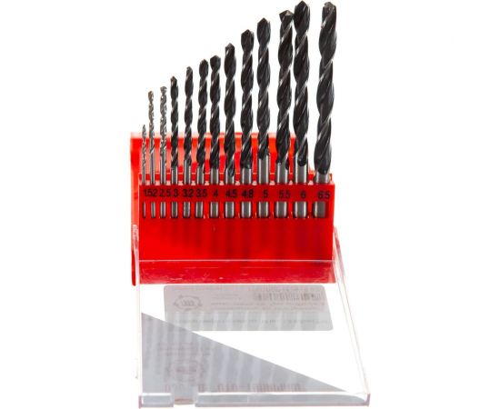 Набор сверл по металлу 1.5-6.5 мм, 13 шт. Туламаш 72663 