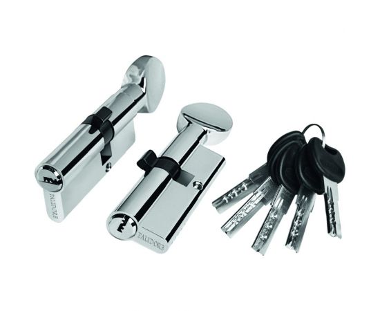 Цилиндр PALIDORE 80PC 35/45C ключ/завертка, хром блестящий 98760924 