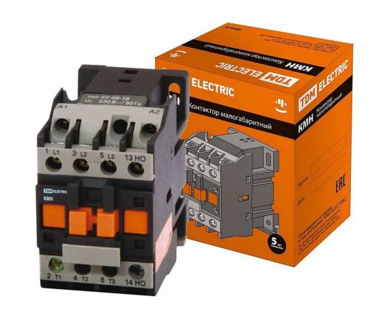 Контактор TDM КМН-11211 12А 400В/АС3 1НЗ SQ0708-0009 