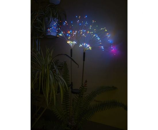 Садовый светодиодный фонарь ЧУДЕСНЫЙ САД 697 Фейерверк (Набор 2шт в уп) RGB на солнечной батарее 4606400207719 – изображение 2
