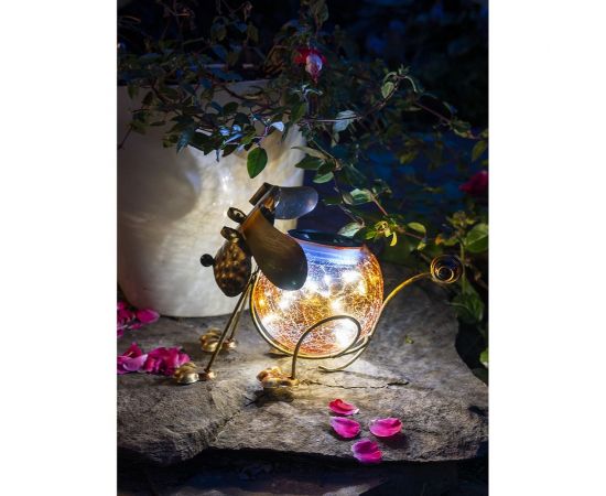 Садовый фонарь ЧУДЕСНЫЙ САД 321 лунный пес со светодиодной подсветкой, на солнечной батарее, металл/пластик 4606400207894 – изображение 2