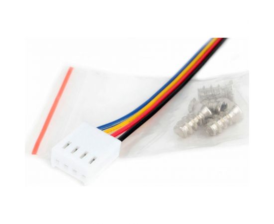 Гидродинамический вентилятор Gembird 80x80x25, 4 pin, провод 30 см, D8025HM-4 – изображение 2