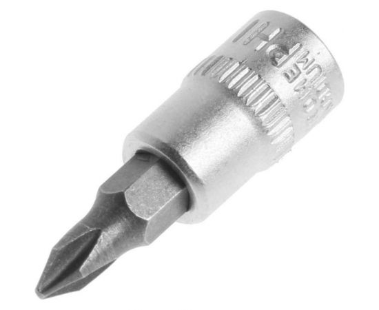 Головка с битой (PH1; 1/4""; CrV) ТУНДРА 1123589 – изображение 2