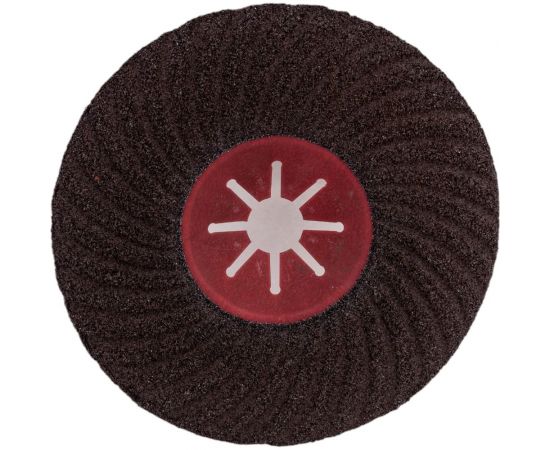 Диск шлифовальный фибровый полужесткий 180x22.2 мм, Р80 S.E.B. 508AK-180P80 – изображение 2