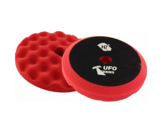 Круг полировальный поролоновый 150x30мм UFO Soft Cut мягкий рельефный красный H7 893403 – изображение 2