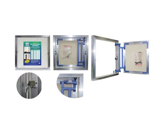 Люк под плитку в/ш размер дверцы 35/25 ЛЮКЕР АЛ-КР 40/30 – изображение 3