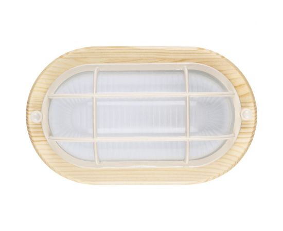 Светильник TDM НПБ1402 овал с решеткой, 60 Вт IP54, сосна SQ0303-0436 – изображение 3