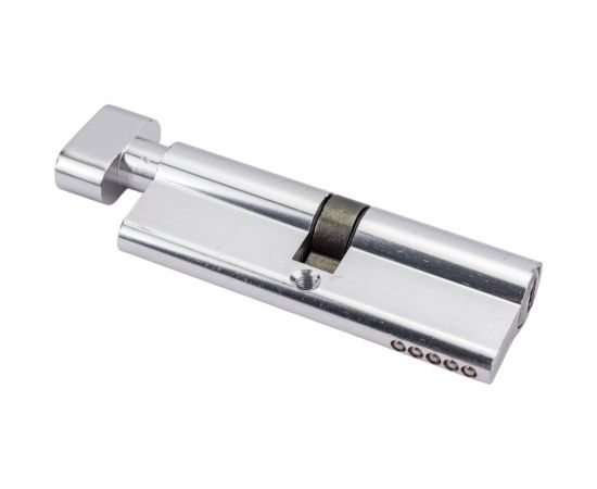 Цилиндр PALIDORE алюмин. А 90 PС (ключ/завертка, хром блестящий) TURDUS 98760960 – изображение 4