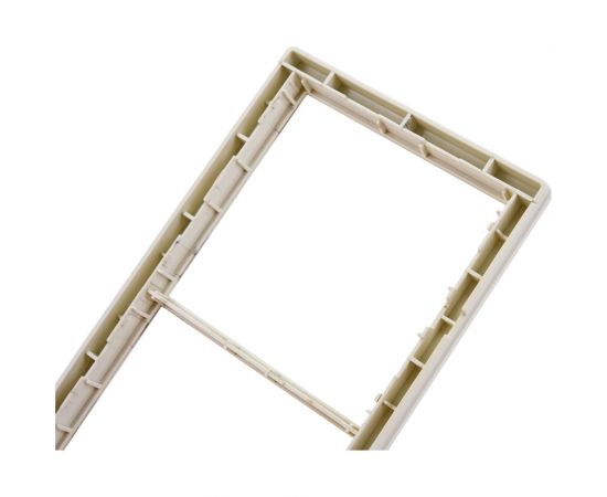 Двухпостовая рамка CGSS горизонтальная/вертикальная, бежевая Практика PL-P102-BGG – изображение 4