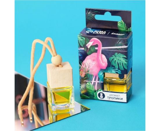 Подвесной ароматизатор в бутылочке LUAZON, размер XXL, Тропики 6861135 – изображение 4