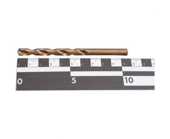 Сверло по металлу Cobalt 5% HSS-Co DIN 338 (10 шт; 7.5x69х109 мм) D.BOR 4190750X3D – изображение 5