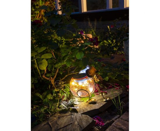 Садовый фонарь ЧУДЕСНЫЙ САД 321 лунный пес со светодиодной подсветкой, на солнечной батарее, металл/пластик 4606400207894 – изображение 5