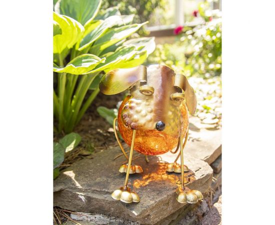 Садовый фонарь ЧУДЕСНЫЙ САД 321 лунный пес со светодиодной подсветкой, на солнечной батарее, металл/пластик 4606400207894 – изображение 7