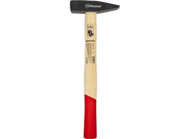 Молоток Политех с квадратным бойком, деревянная ручка, 600г 2535060 
